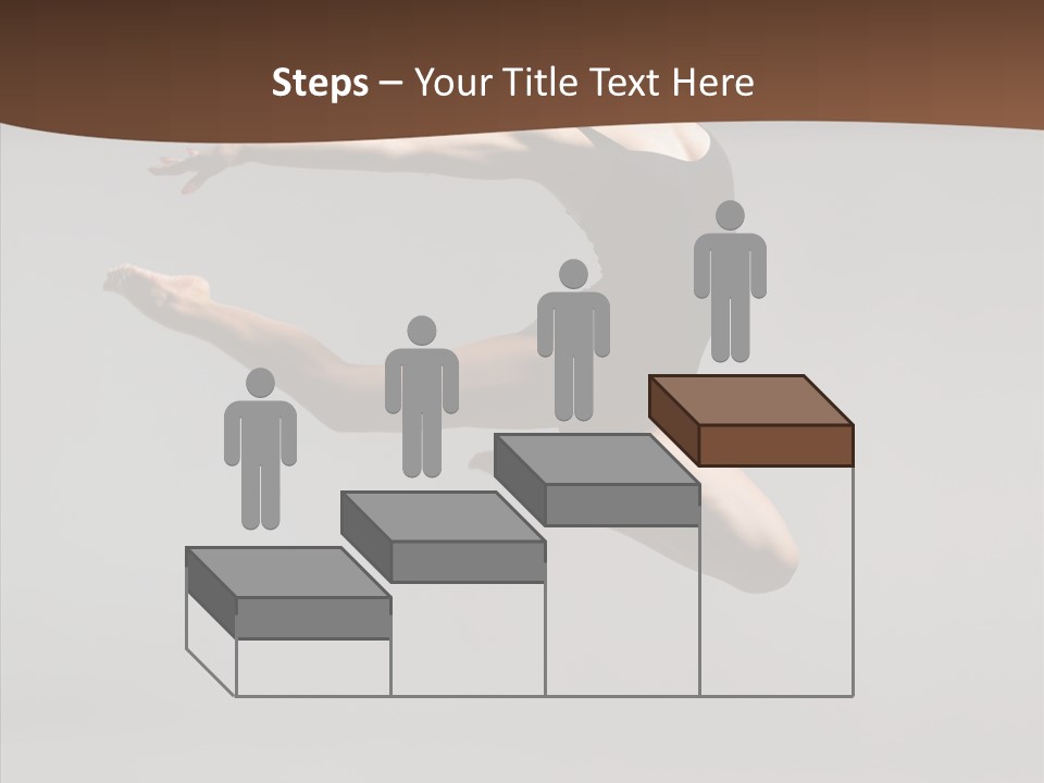 Stunt Teenager Gymnastic PowerPoint Template