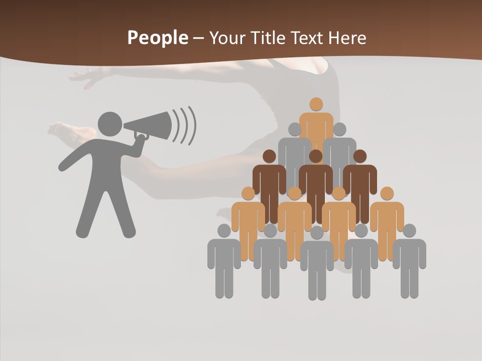 Stunt Teenager Gymnastic PowerPoint Template