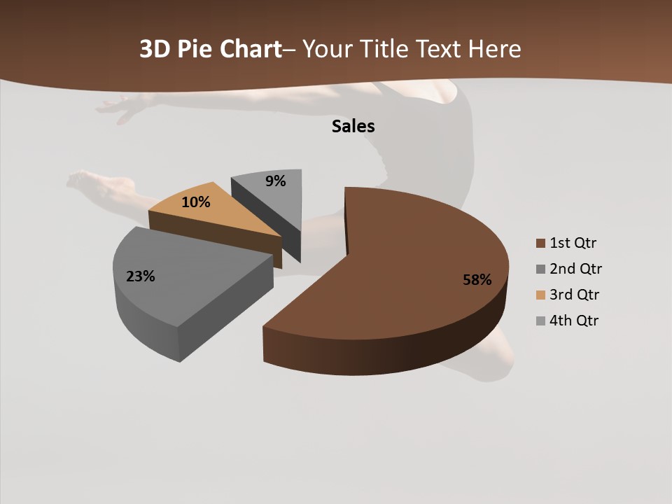 Stunt Teenager Gymnastic PowerPoint Template