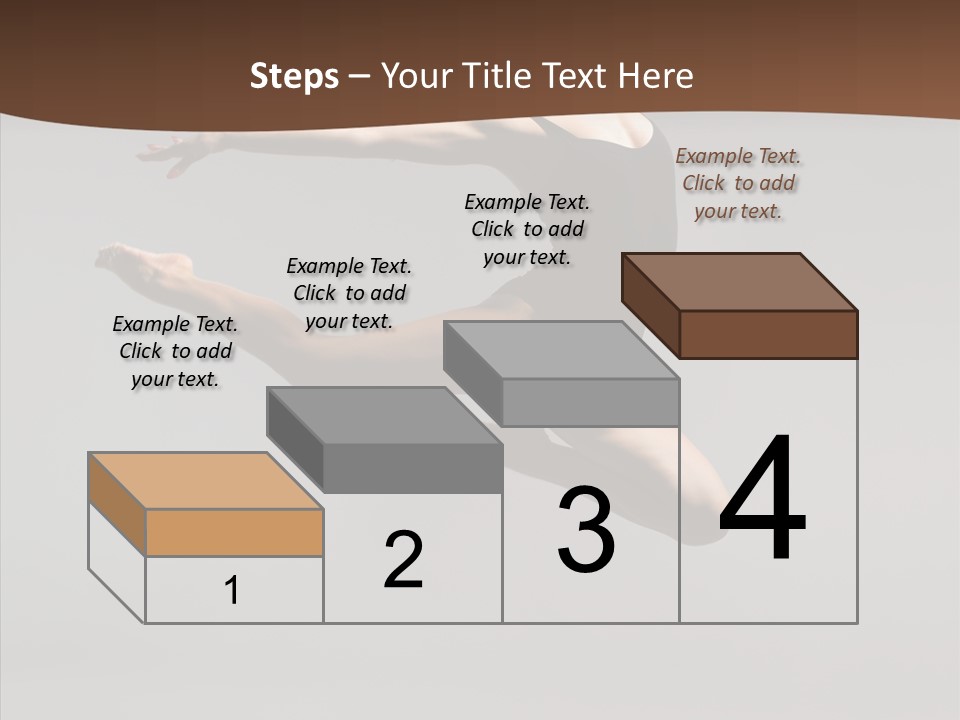 Stunt Teenager Gymnastic PowerPoint Template