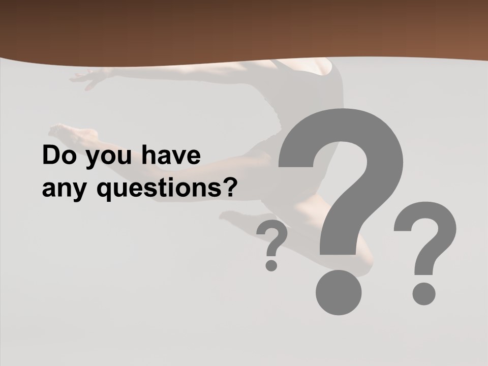 Stunt Teenager Gymnastic PowerPoint Template