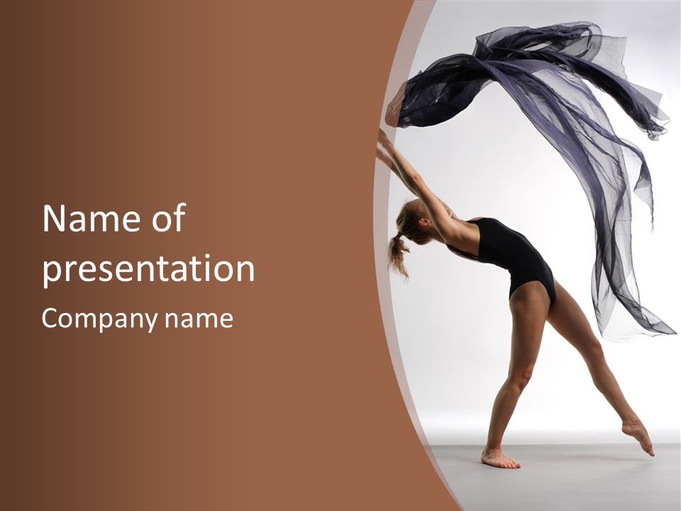 Ballet Acrobat Ballerina PowerPoint Template