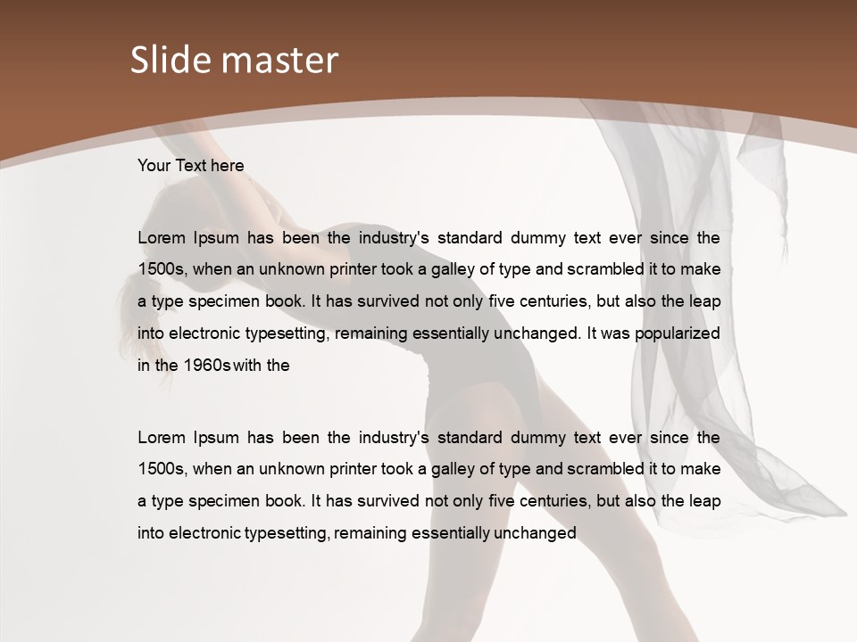 Ballet Acrobat Ballerina PowerPoint Template