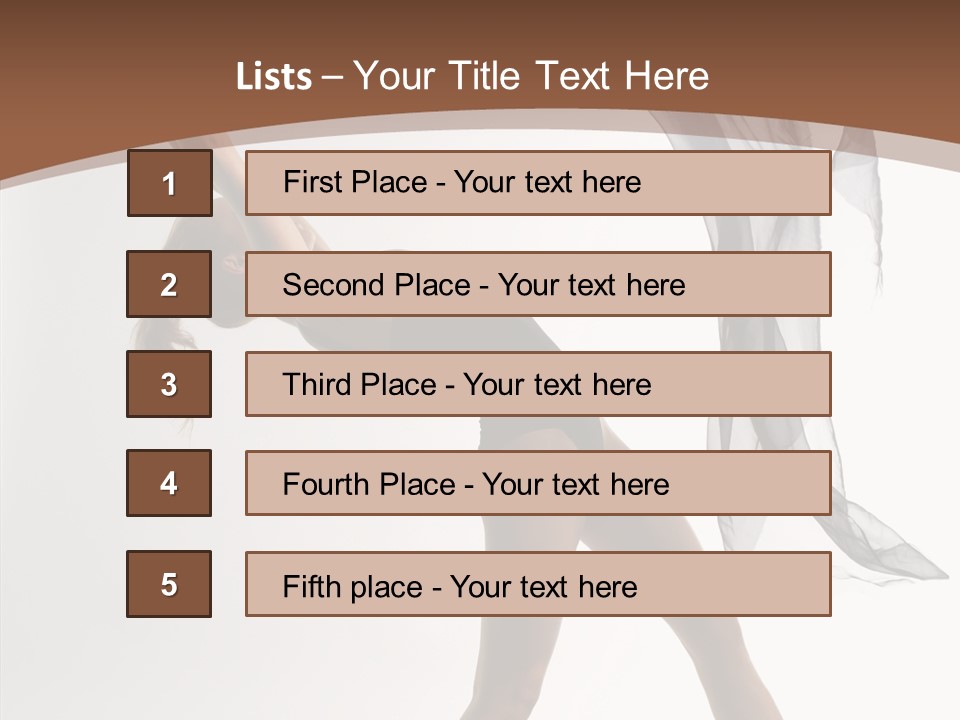 Ballet Acrobat Ballerina PowerPoint Template