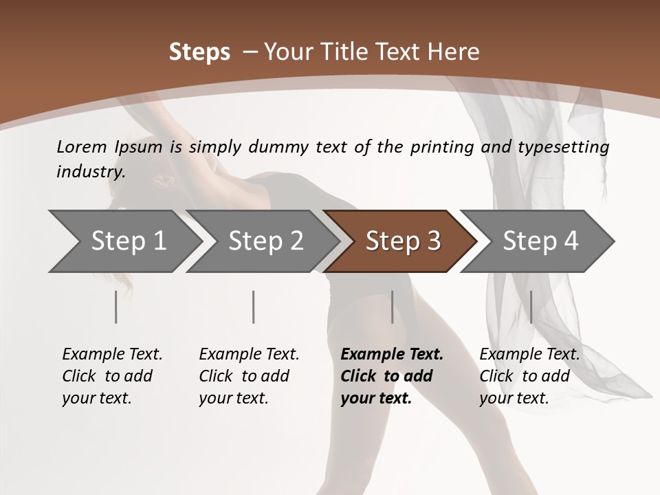 Ballet Acrobat Ballerina PowerPoint Template