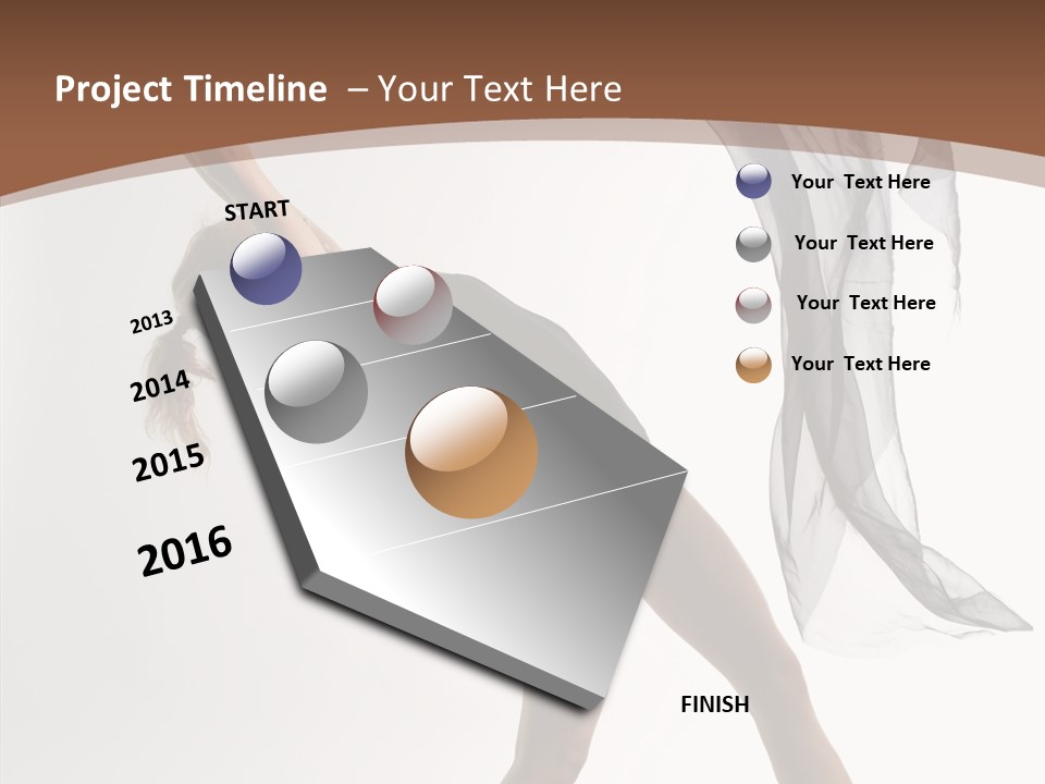 Ballet Acrobat Ballerina PowerPoint Template