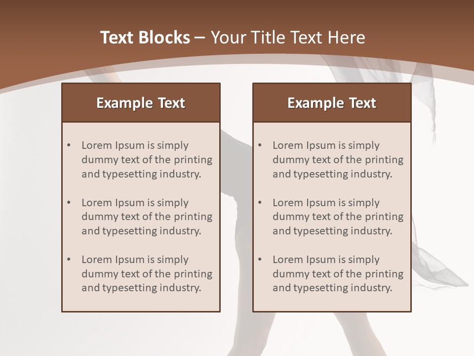 Ballet Acrobat Ballerina PowerPoint Template