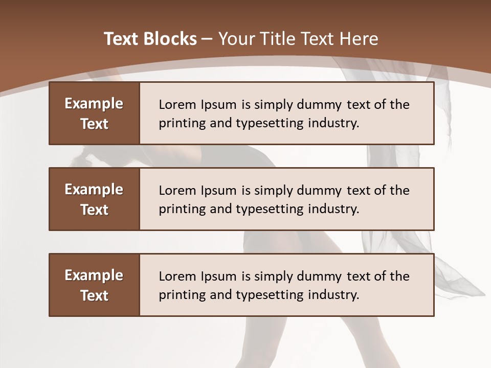 Ballet Acrobat Ballerina PowerPoint Template