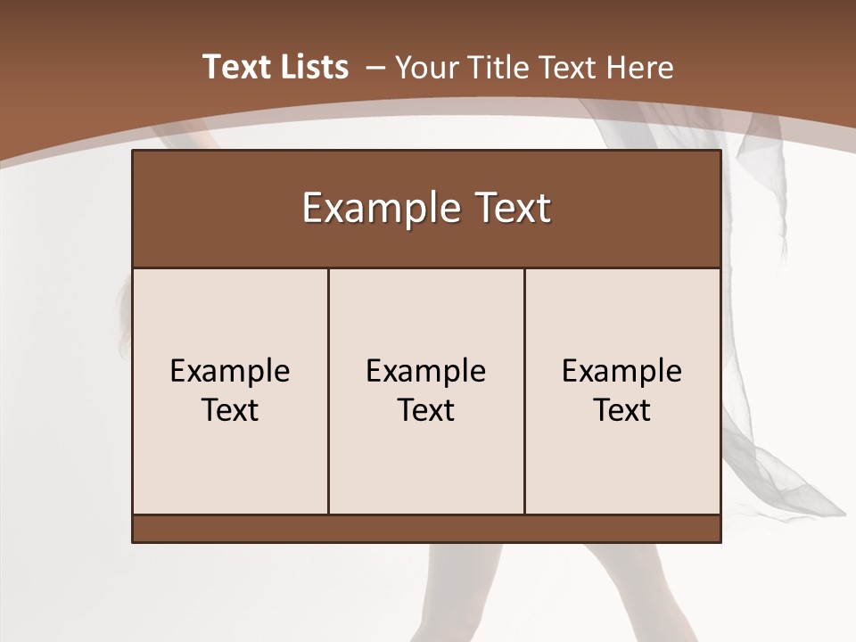 Ballet Acrobat Ballerina PowerPoint Template