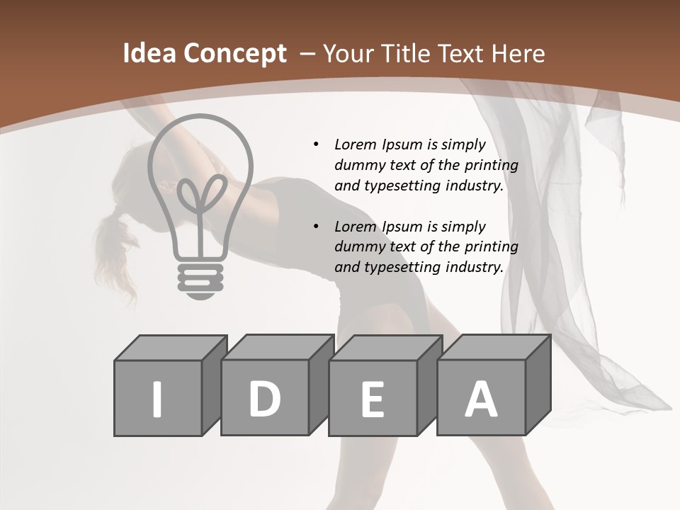 Ballet Acrobat Ballerina PowerPoint Template