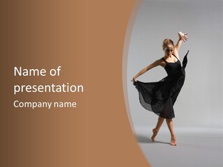 Ballet Woman Female PowerPoint Template