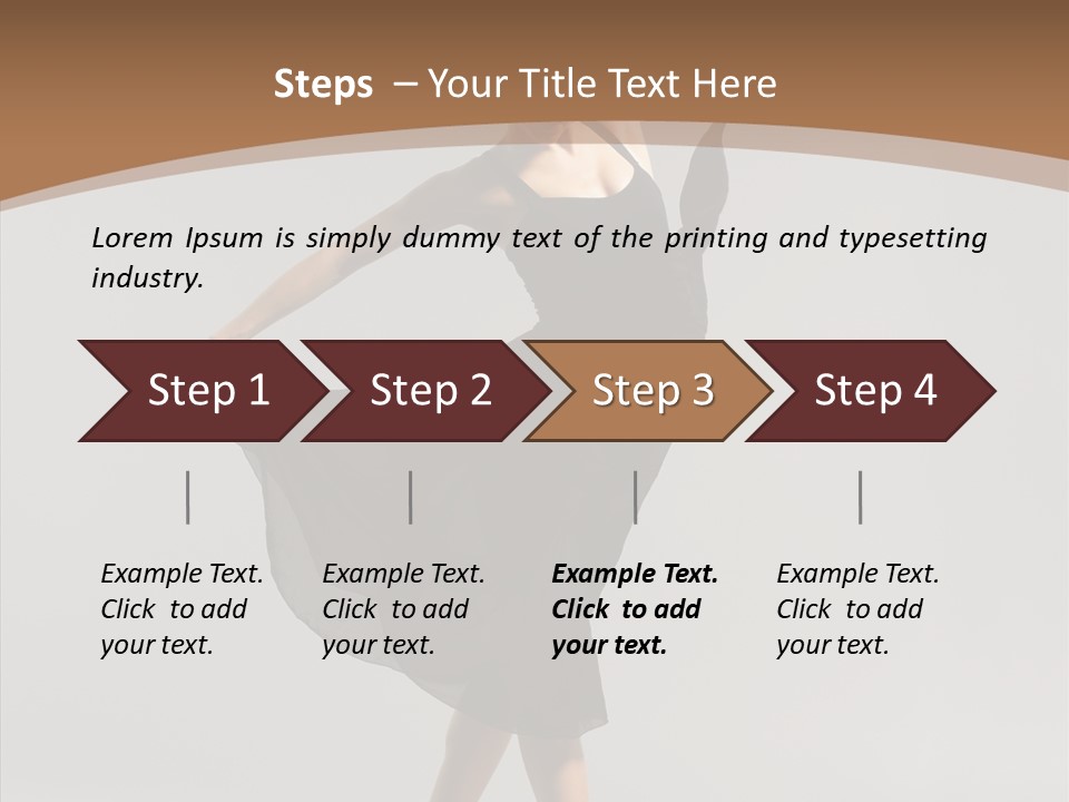 Ballet Woman Female PowerPoint Template