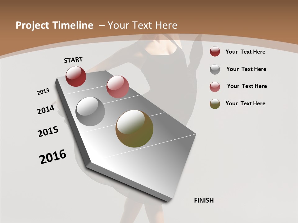 Ballet Woman Female PowerPoint Template