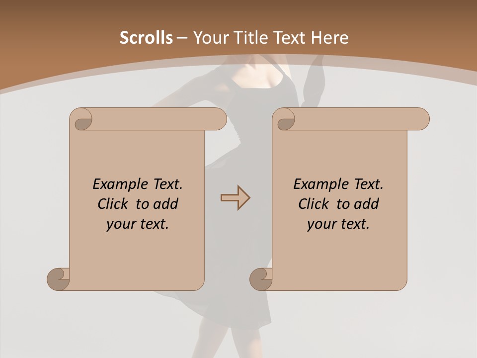 Ballet Woman Female PowerPoint Template
