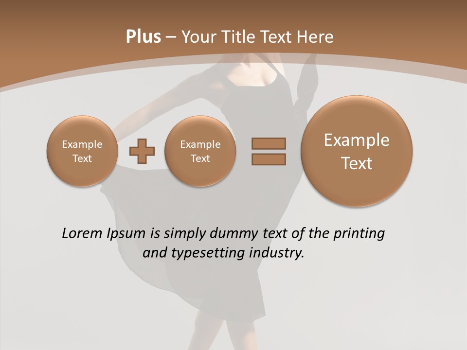 Ballet Woman Female PowerPoint Template