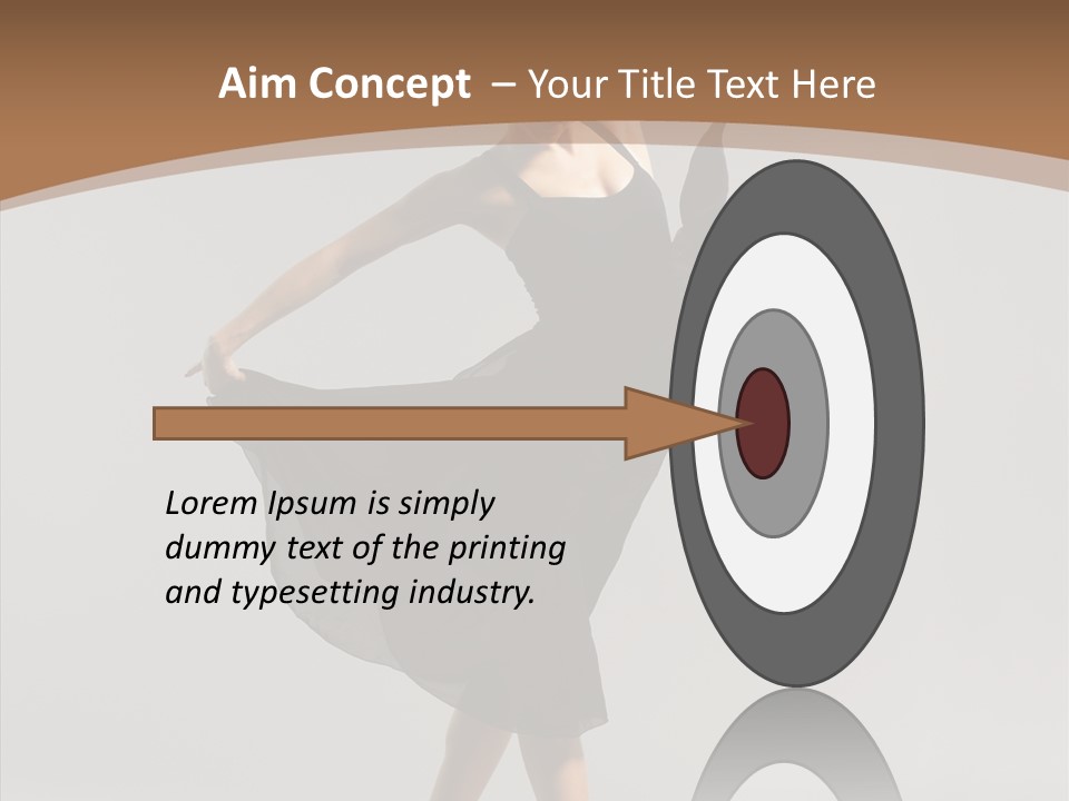 Ballet Woman Female PowerPoint Template