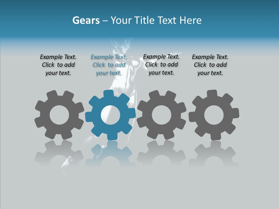 Girl Angel Face PowerPoint Template