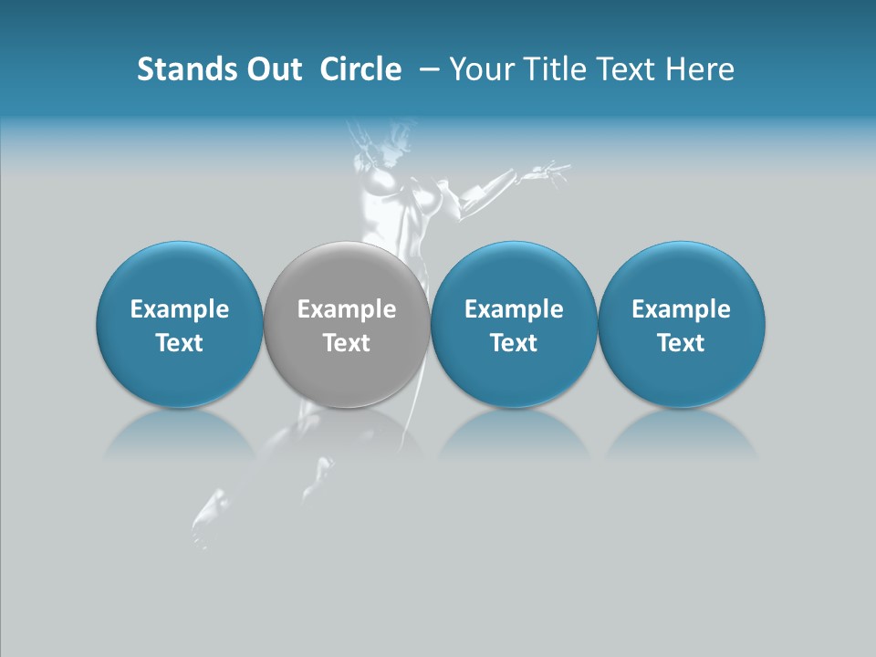 Girl Angel Face PowerPoint Template