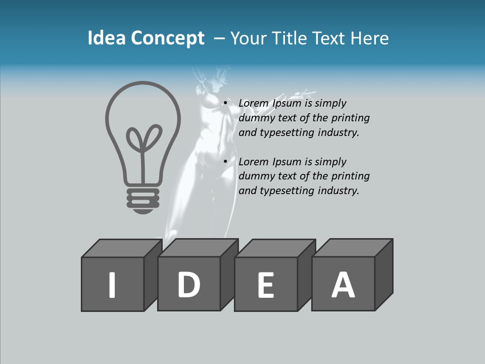 Girl Angel Face PowerPoint Template