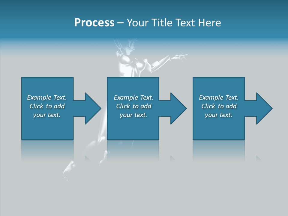 Girl Angel Face PowerPoint Template
