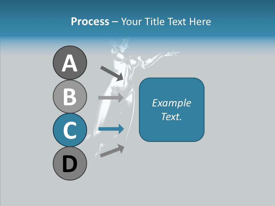 Girl Angel Face PowerPoint Template