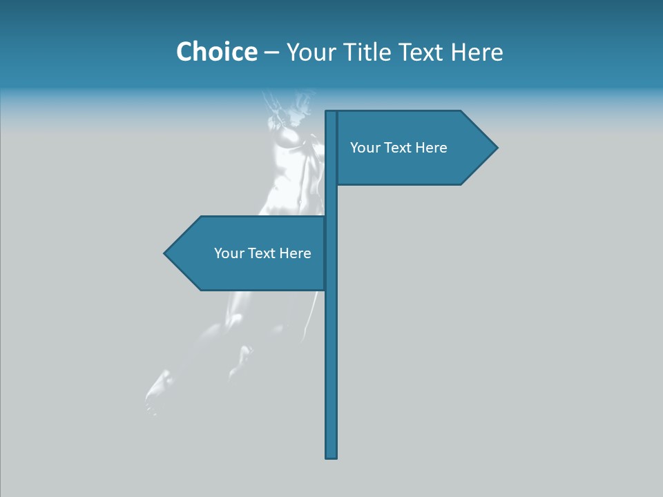 Girl Angel Face PowerPoint Template