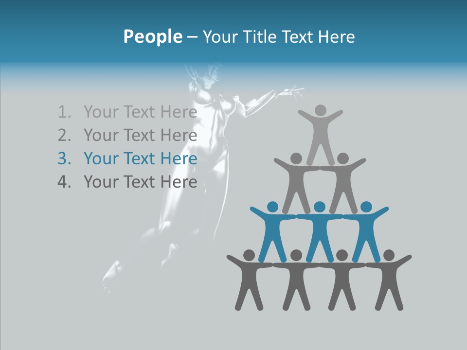 Girl Angel Face PowerPoint Template