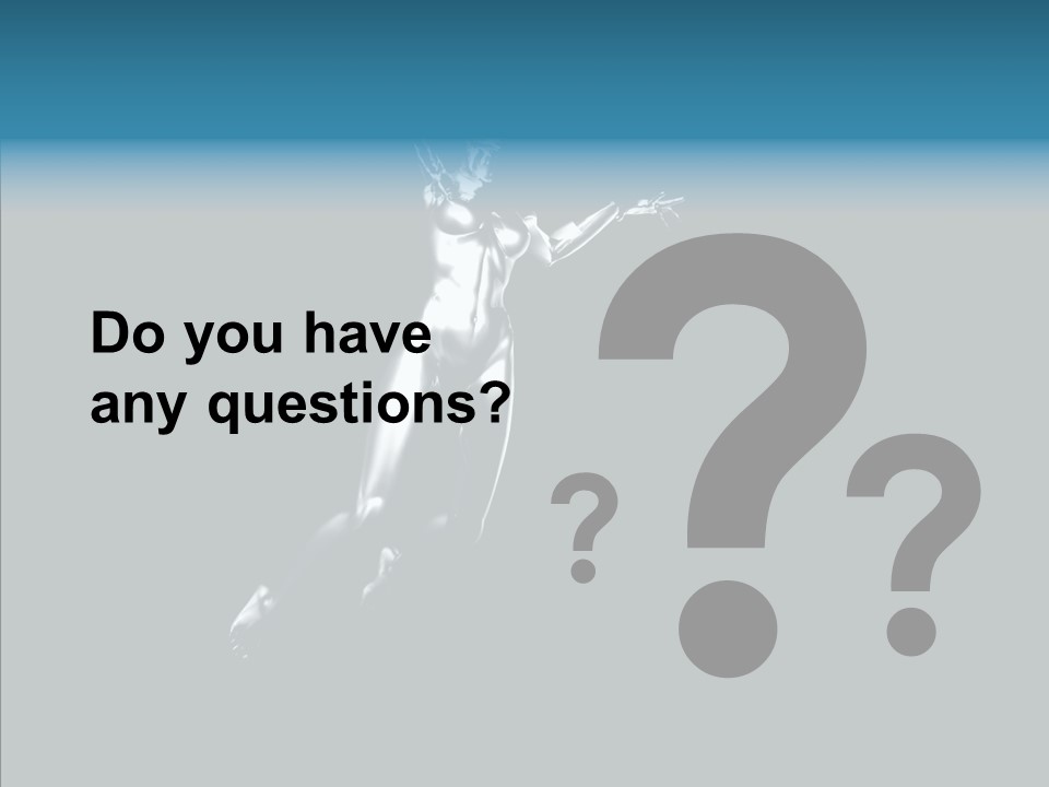 Girl Angel Face PowerPoint Template