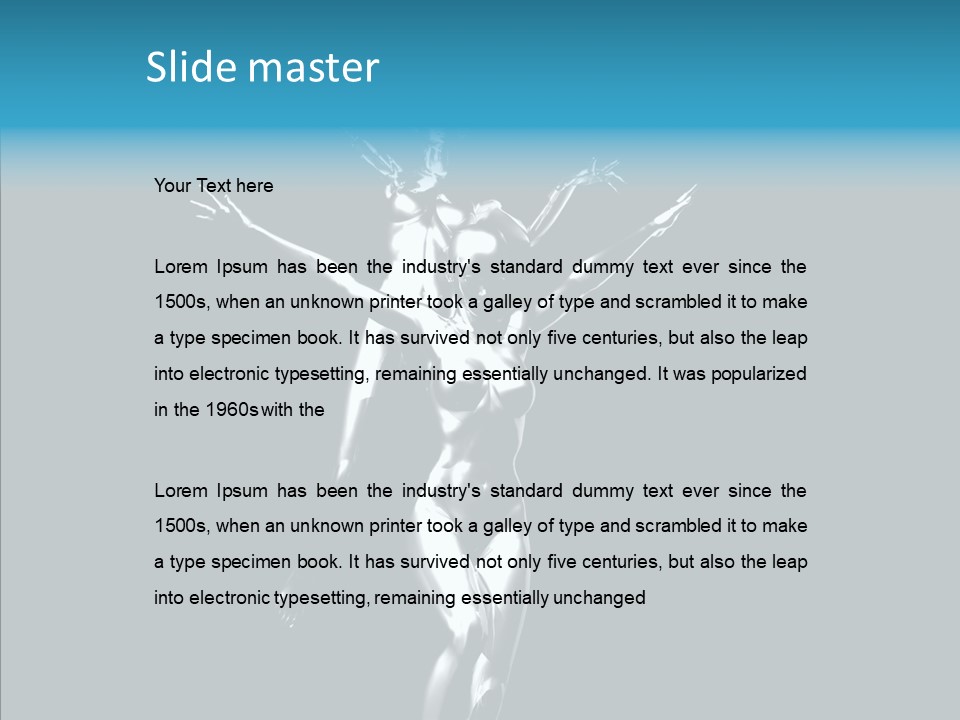 Anime Fantacy Portrait PowerPoint Template