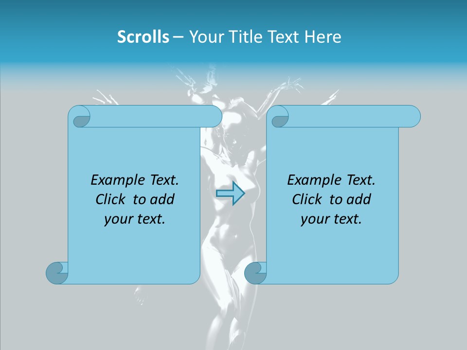 Anime Fantacy Portrait PowerPoint Template