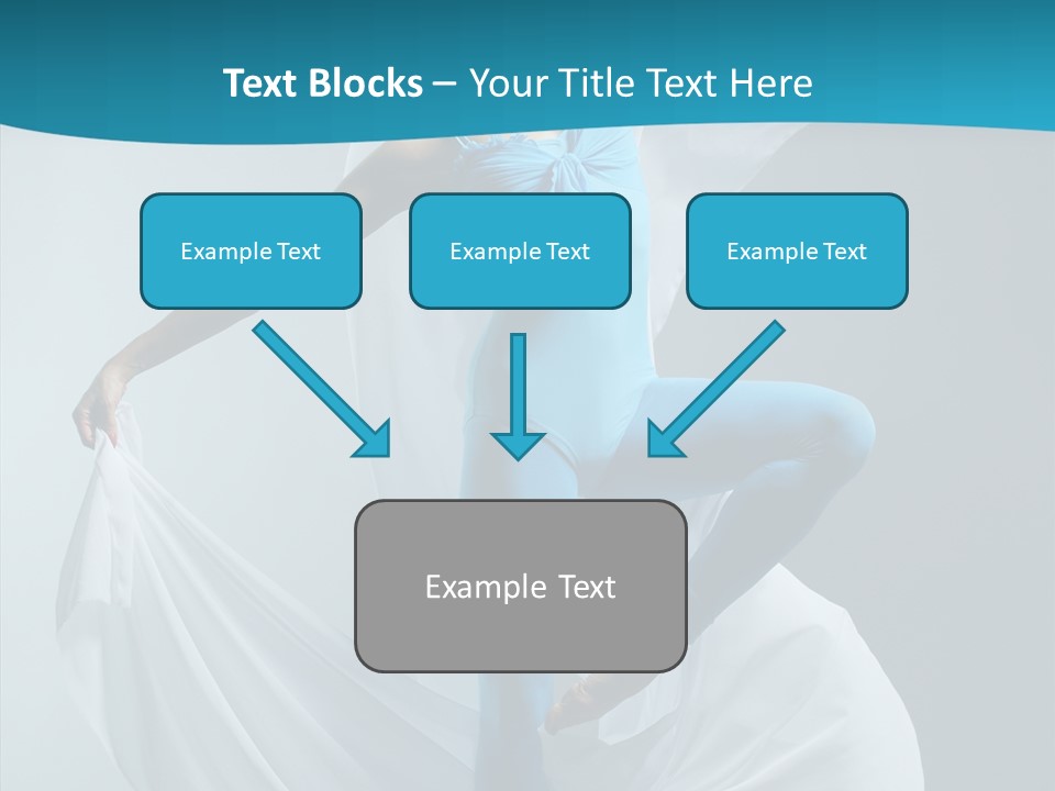 Action Fabric Woman PowerPoint Template