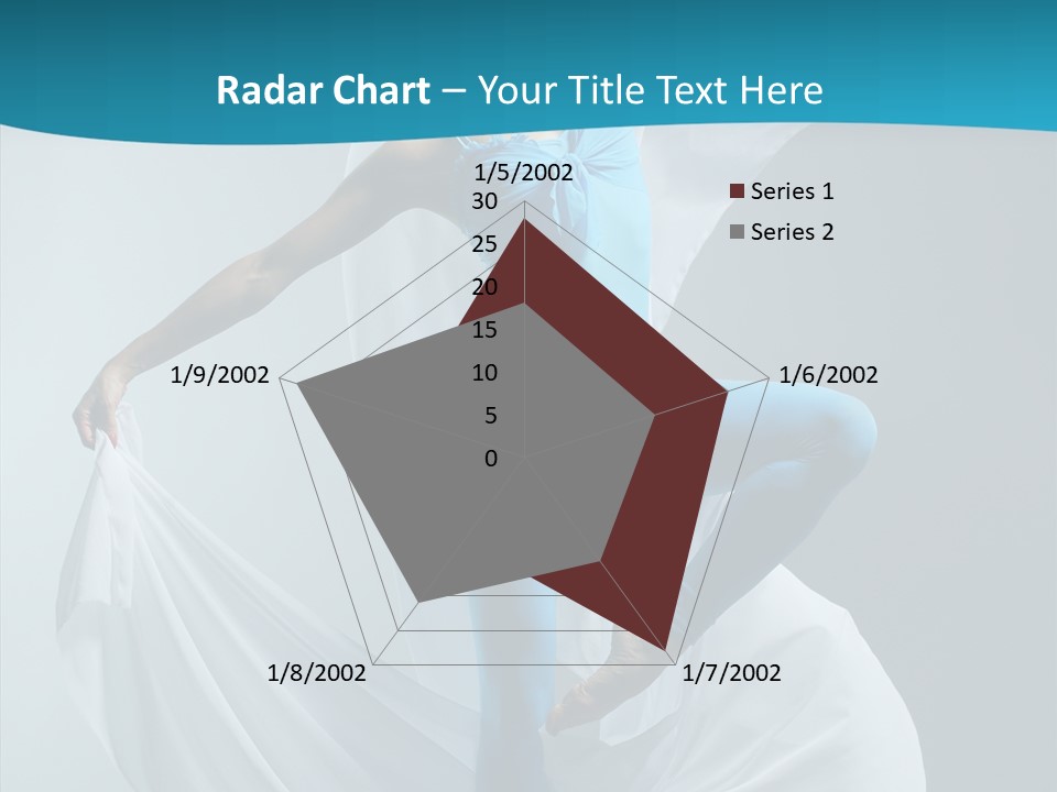 Action Fabric Woman PowerPoint Template