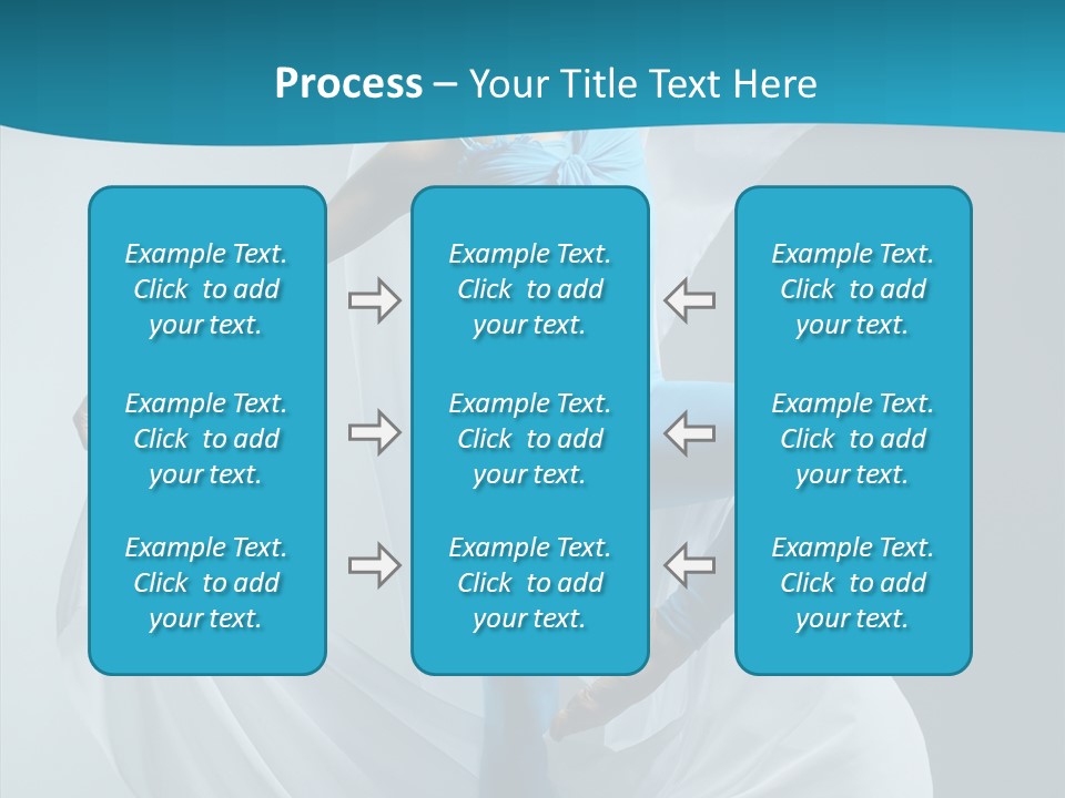 Action Fabric Woman PowerPoint Template