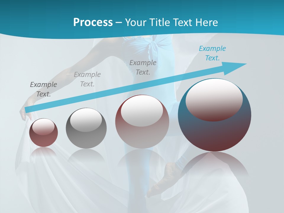 Action Fabric Woman PowerPoint Template