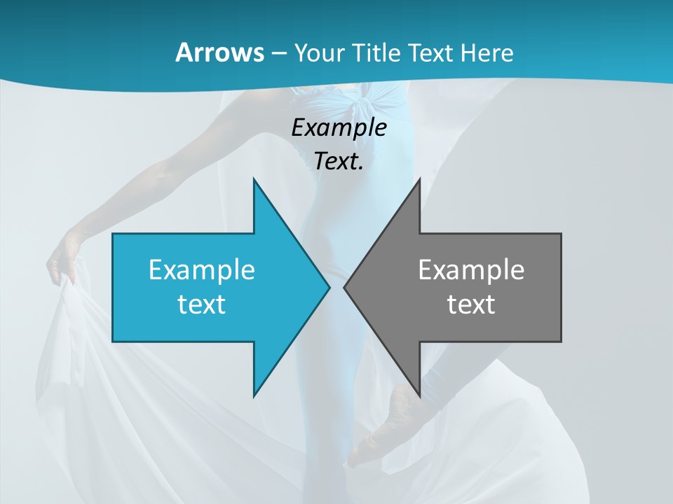 Action Fabric Woman PowerPoint Template