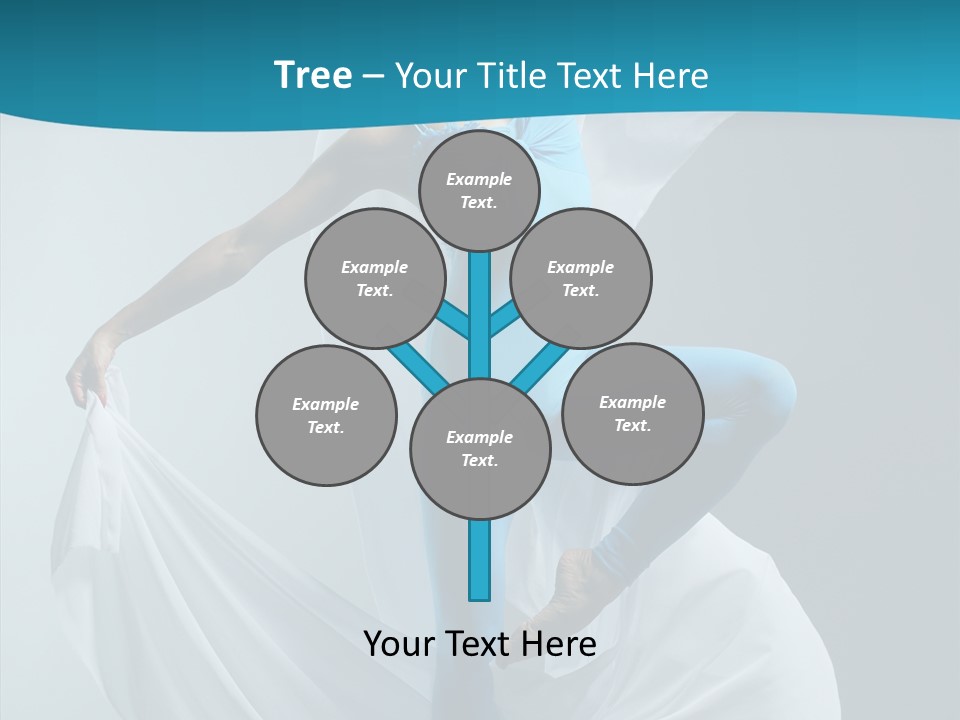 Action Fabric Woman PowerPoint Template