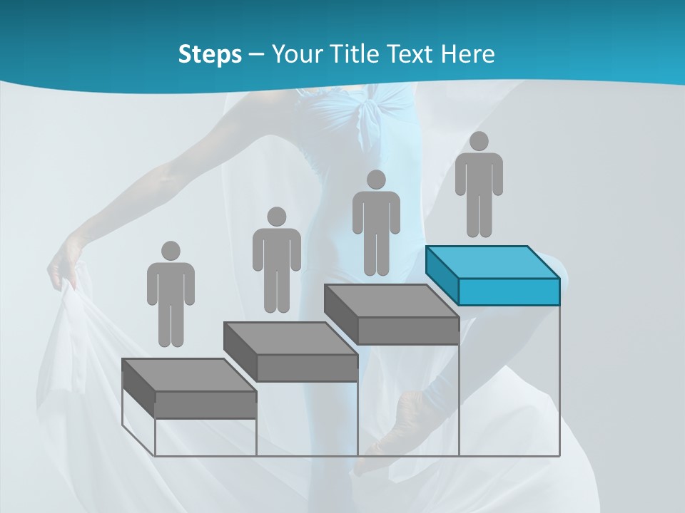 Action Fabric Woman PowerPoint Template