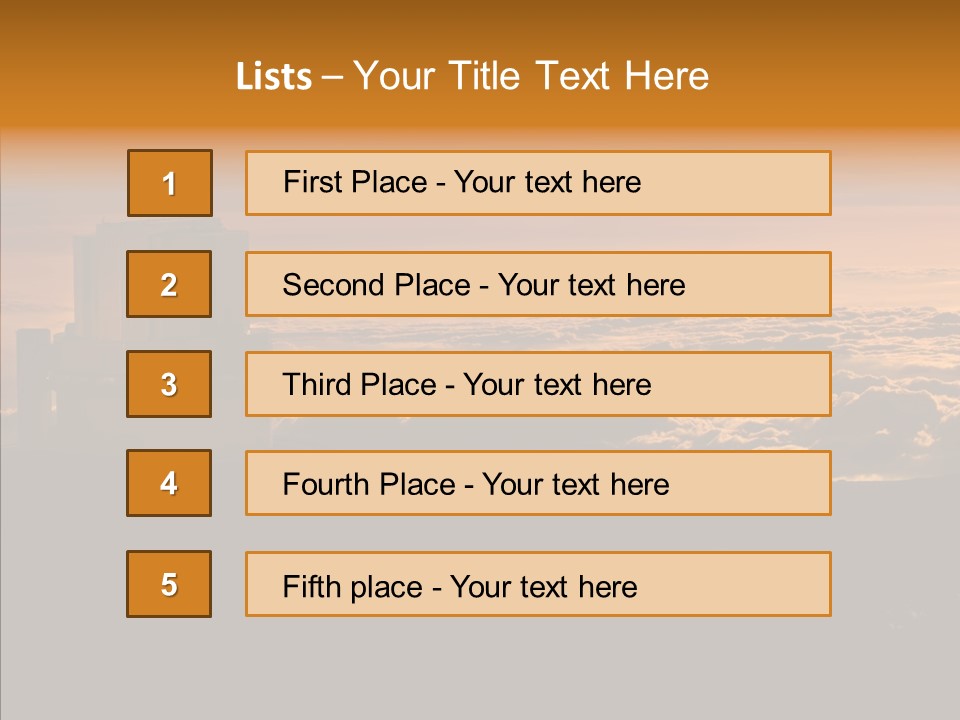 Star Kea Hill PowerPoint Template