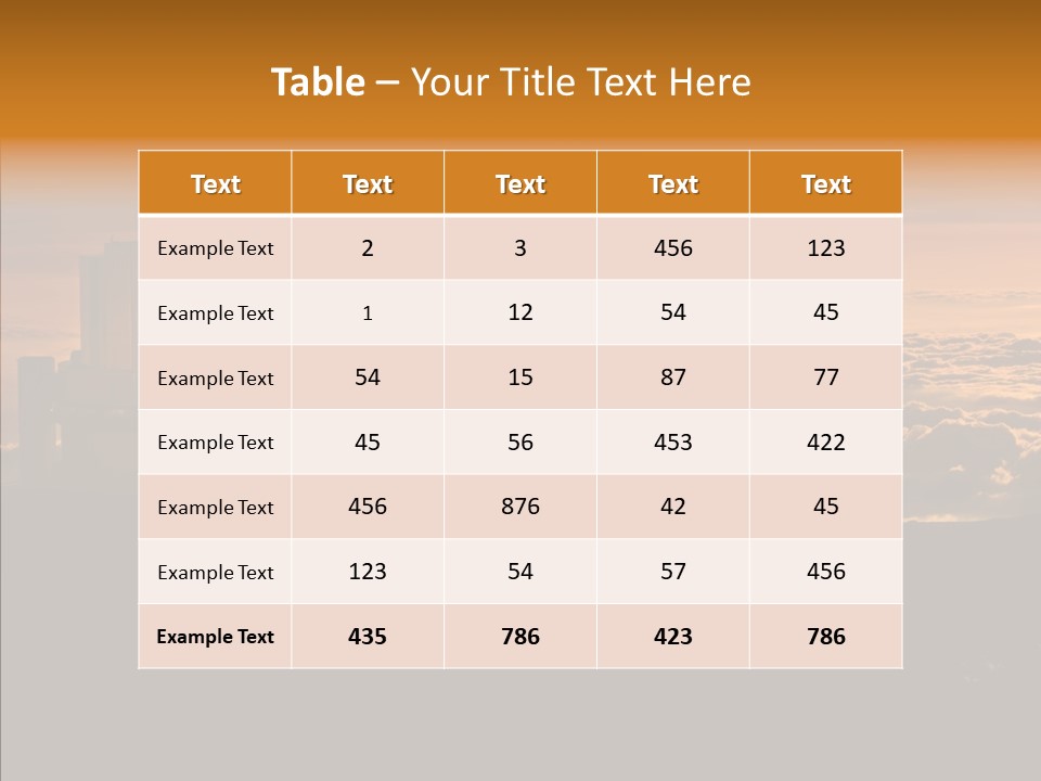 Star Kea Hill PowerPoint Template
