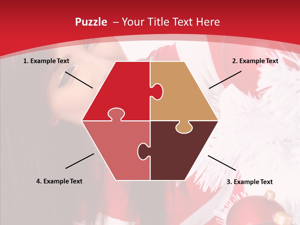 Claus Smiling Tree PowerPoint Template