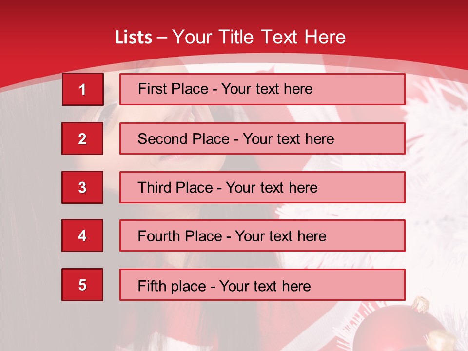 Claus Smiling Tree PowerPoint Template