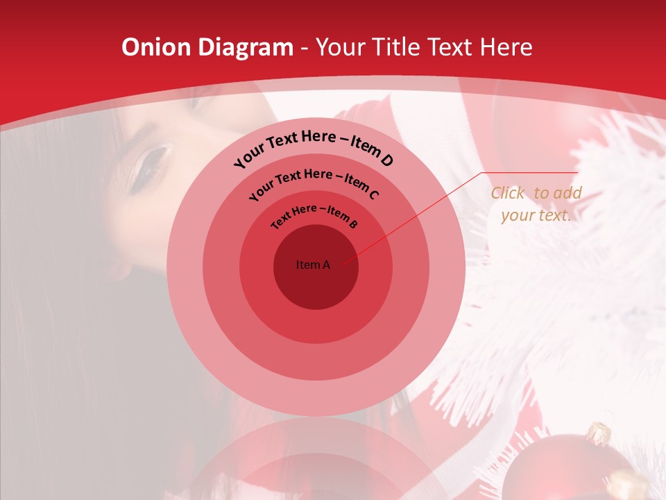 Claus Smiling Tree PowerPoint Template