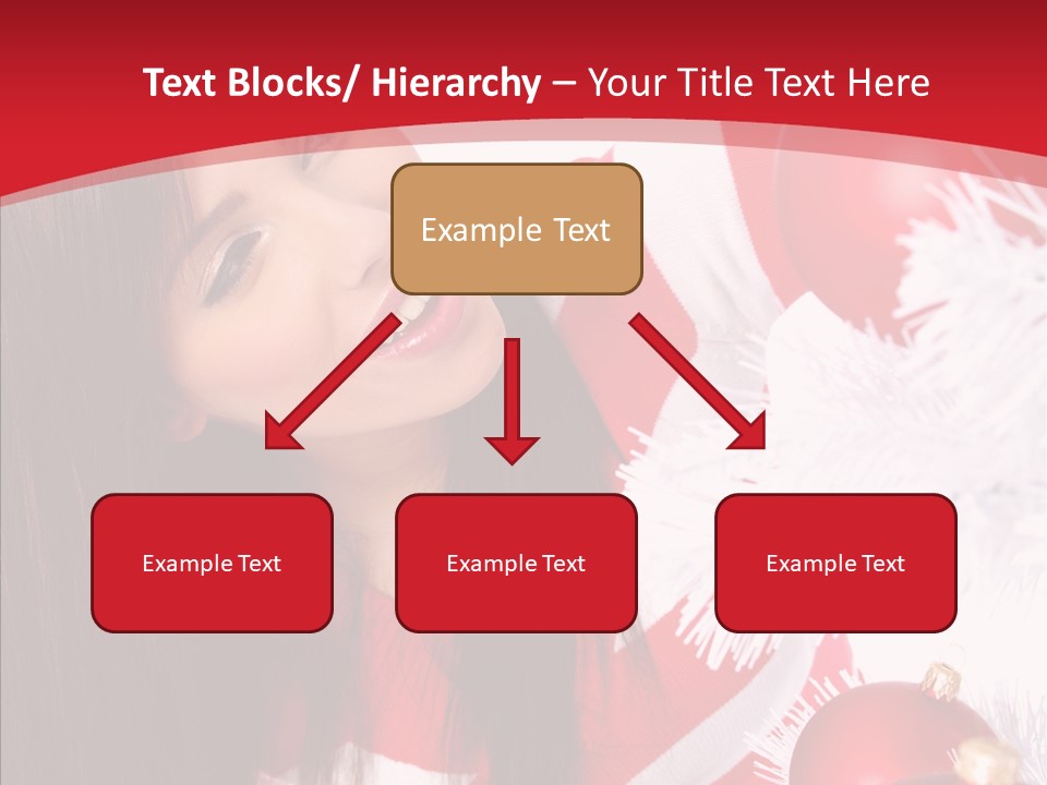 Claus Smiling Tree PowerPoint Template