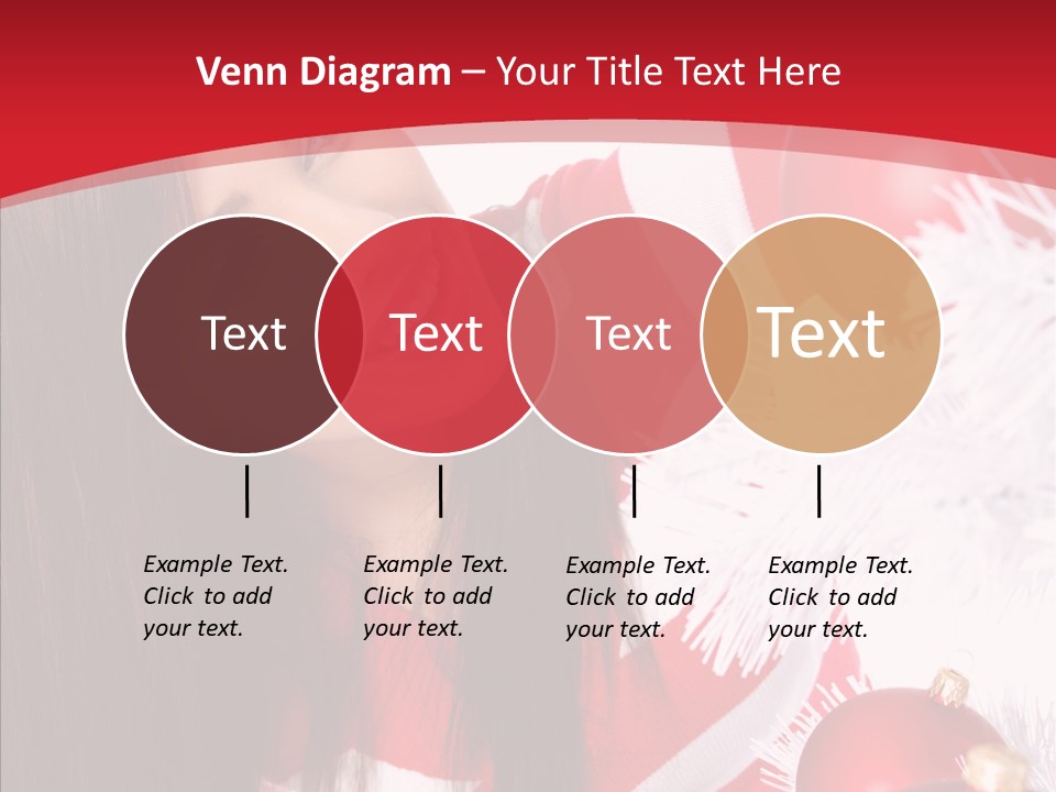 Claus Smiling Tree PowerPoint Template