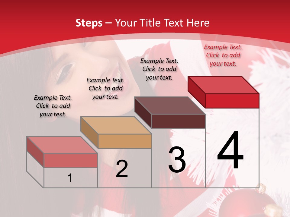 Claus Smiling Tree PowerPoint Template