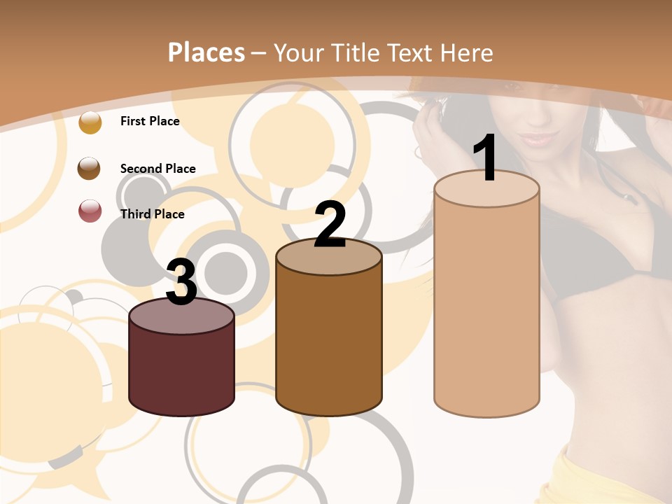 Single Hair Tourism PowerPoint Template