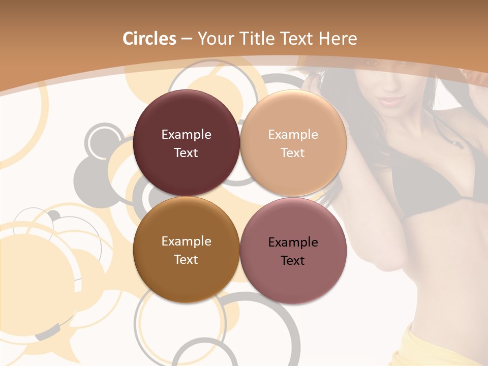 Single Hair Tourism PowerPoint Template