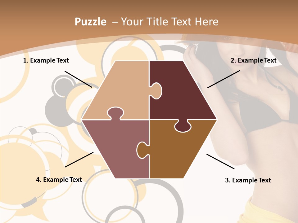 Single Hair Tourism PowerPoint Template