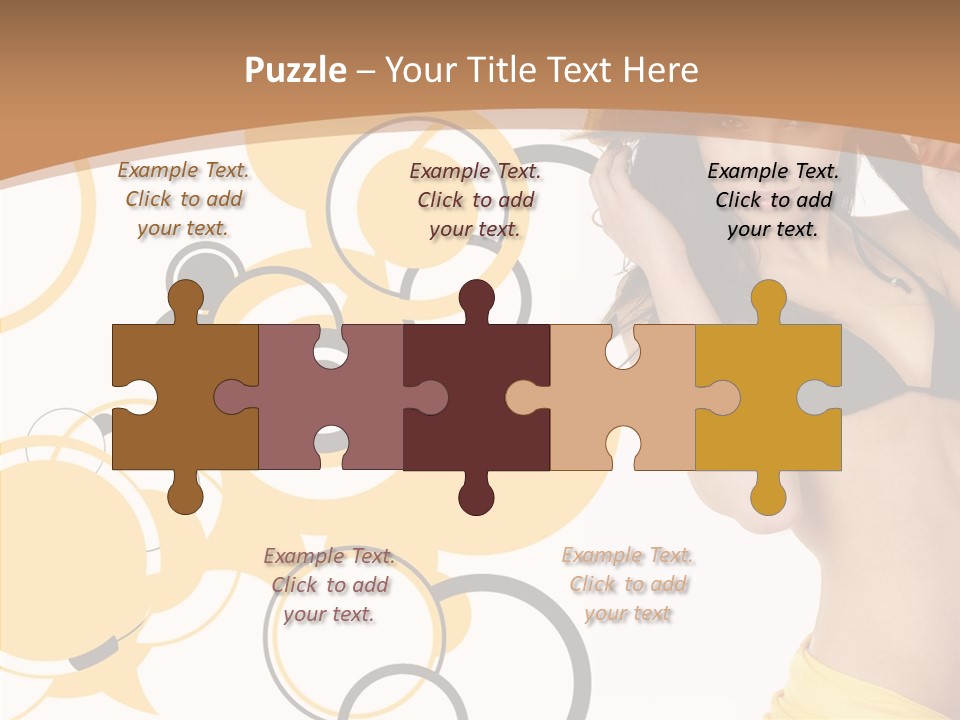 Single Hair Tourism PowerPoint Template