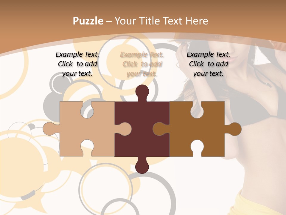 Single Hair Tourism PowerPoint Template